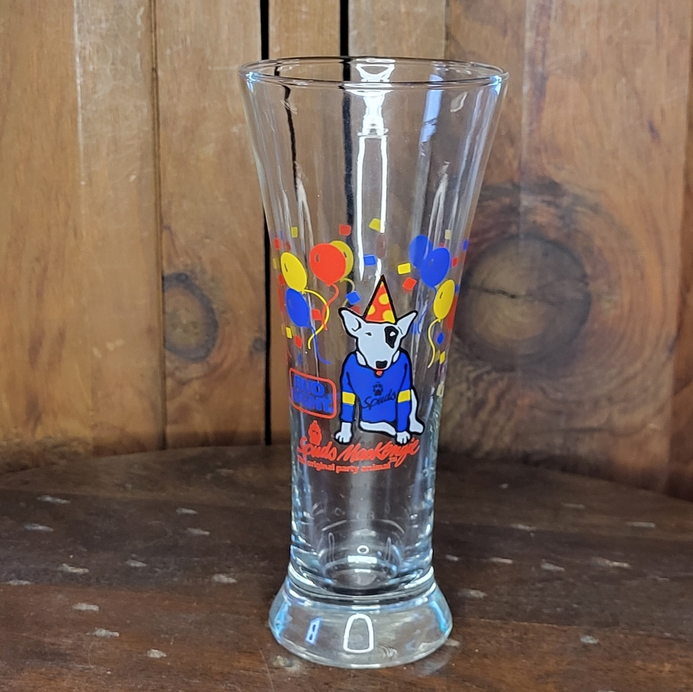 Spuds Mackenzie Pilsner Glass
